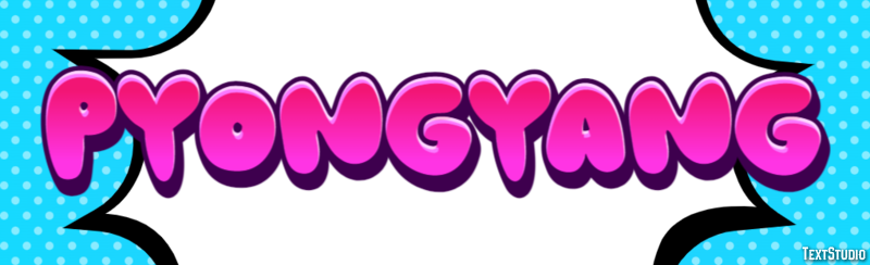Pyongyang Efecto de Texto