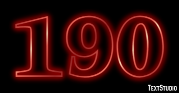 190 Text Effect