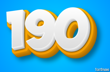 190 Text Effect