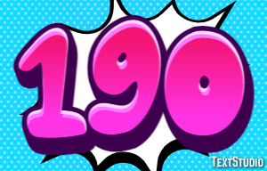 190 Text Effect