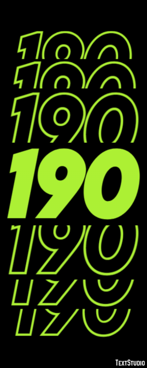 190 Text Effect