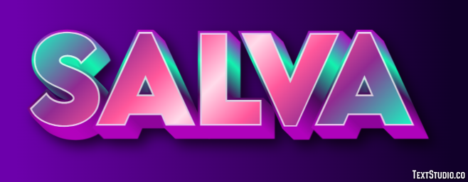 Salva Efecto de Texto