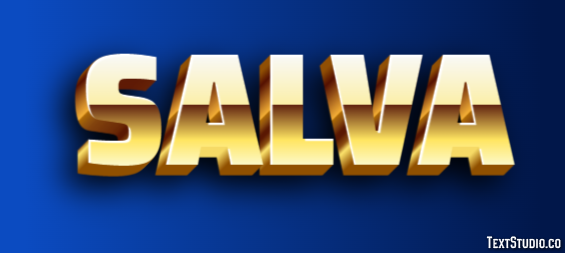 Salva Efekt tekstowy