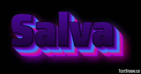 Salva Efecto de Texto