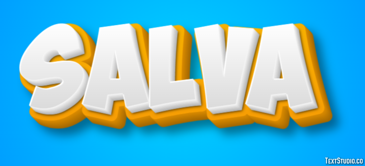 Salva Efecto de Texto