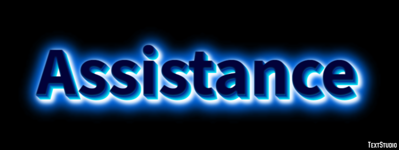 Assistance Text Effect