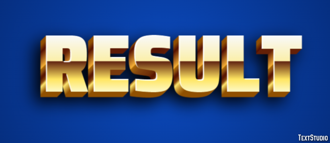 Result Efekt tekstowy