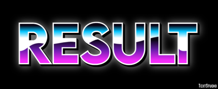 Result Effet de Texte