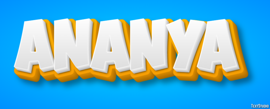 Ananya Efecto de Texto