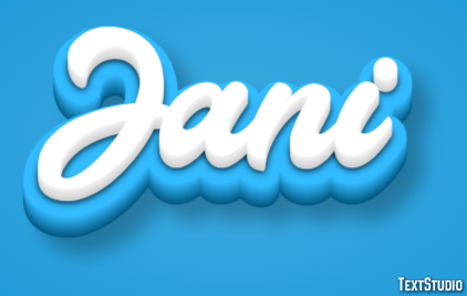 Jani Text effect