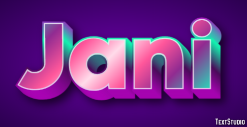 Jani Efecto de Texto