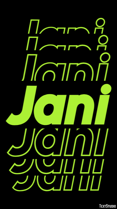 Jani Effetto testo