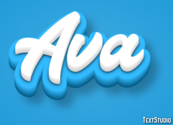 Ava Effetto testo