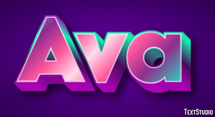 Ava Text Effect