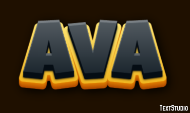 Ava Text Effect
