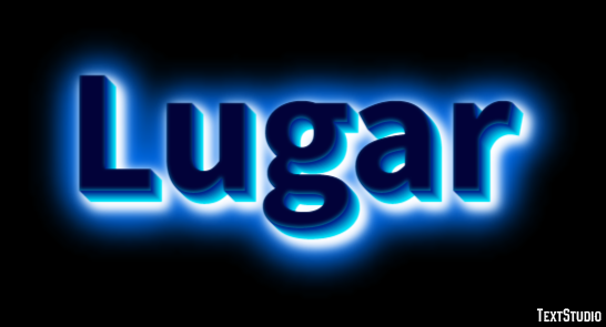 Lugar Text Effect