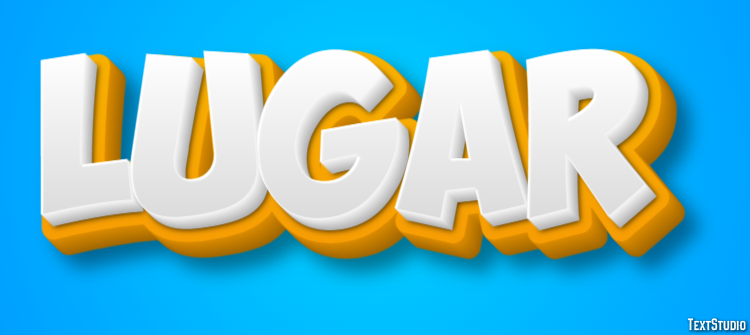 Lugar テキスト効果