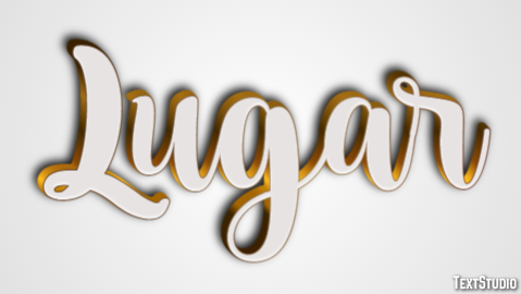 Lugar テキスト効果