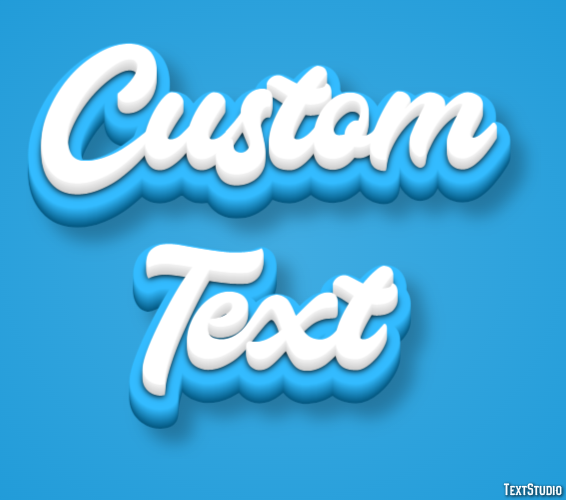Custom Text Эффект текста