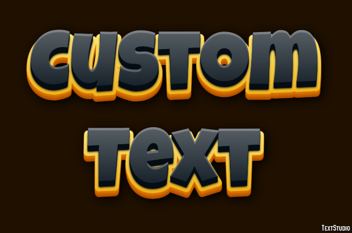 Custom Text Efeito do texto