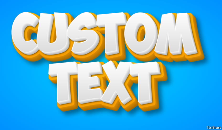 Custom Text Эффект текста