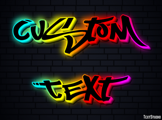 Custom Text Эффект текста