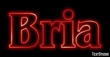 Bria Text Effect