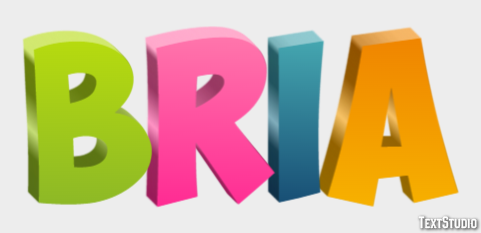 Bria Text Effect