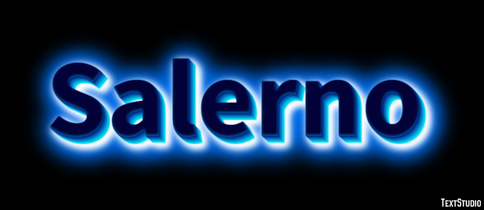 Salerno テキスト効果