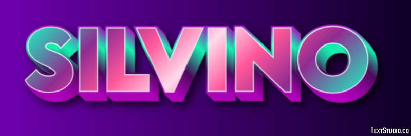 Silvino Text Effect