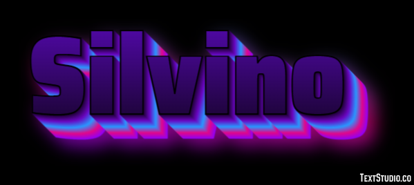 Silvino Text Effect