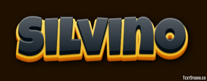 Silvino テキスト効果