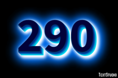 290 テキスト効果