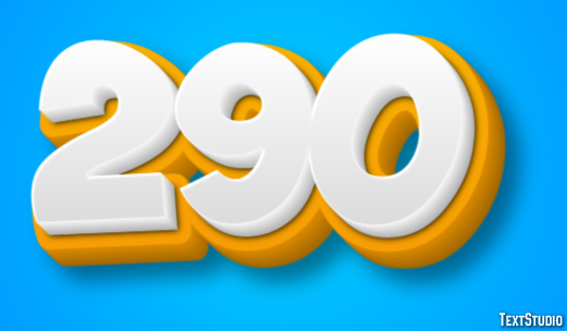 290 Text Effect