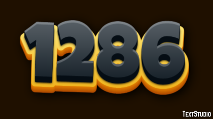 1286 Text effect