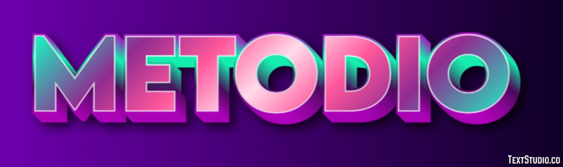 Metodio Effetto testo
