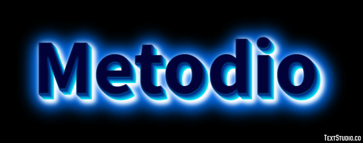 Metodio Effetto testo