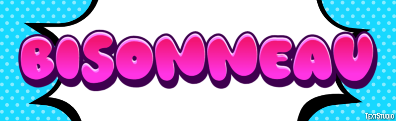Bisonneau Эффект текста