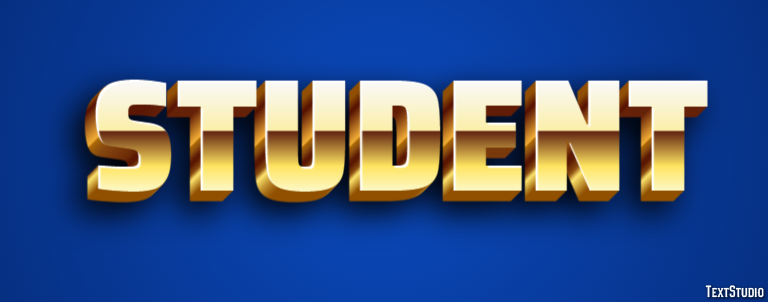 Student Texteffekt