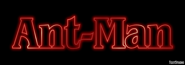 Ant-Man Text effect