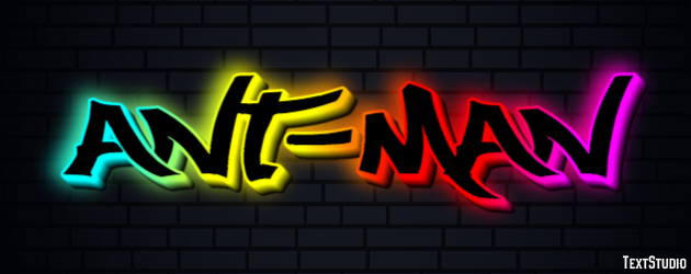 Ant-Man Text effect