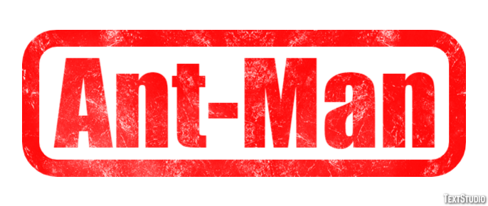 Ant-Man Text effect