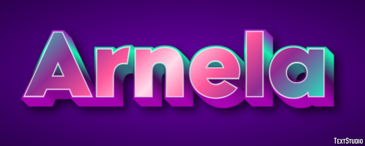 Arnela Text effect