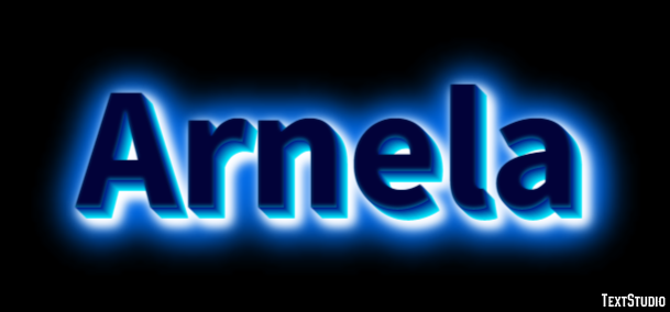 Arnela Efecto de Texto