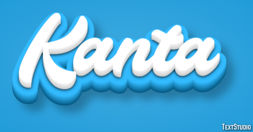 Kanta Text effect