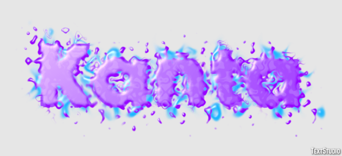 Kanta Text effect