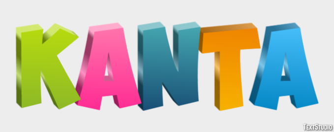 Kanta Text effect