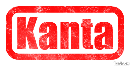 Kanta Text effect