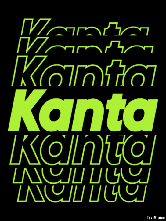 Kanta Text Effect