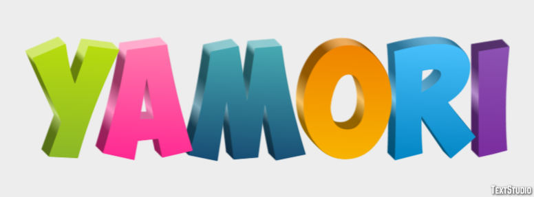 ヤモリ Text Effect